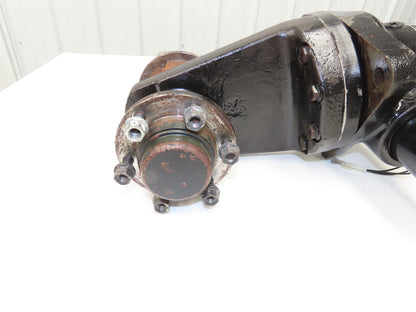 Hyster 524148580 Dual-Wheel Rear Steer Axle Assembly Off E40HSD Forklift