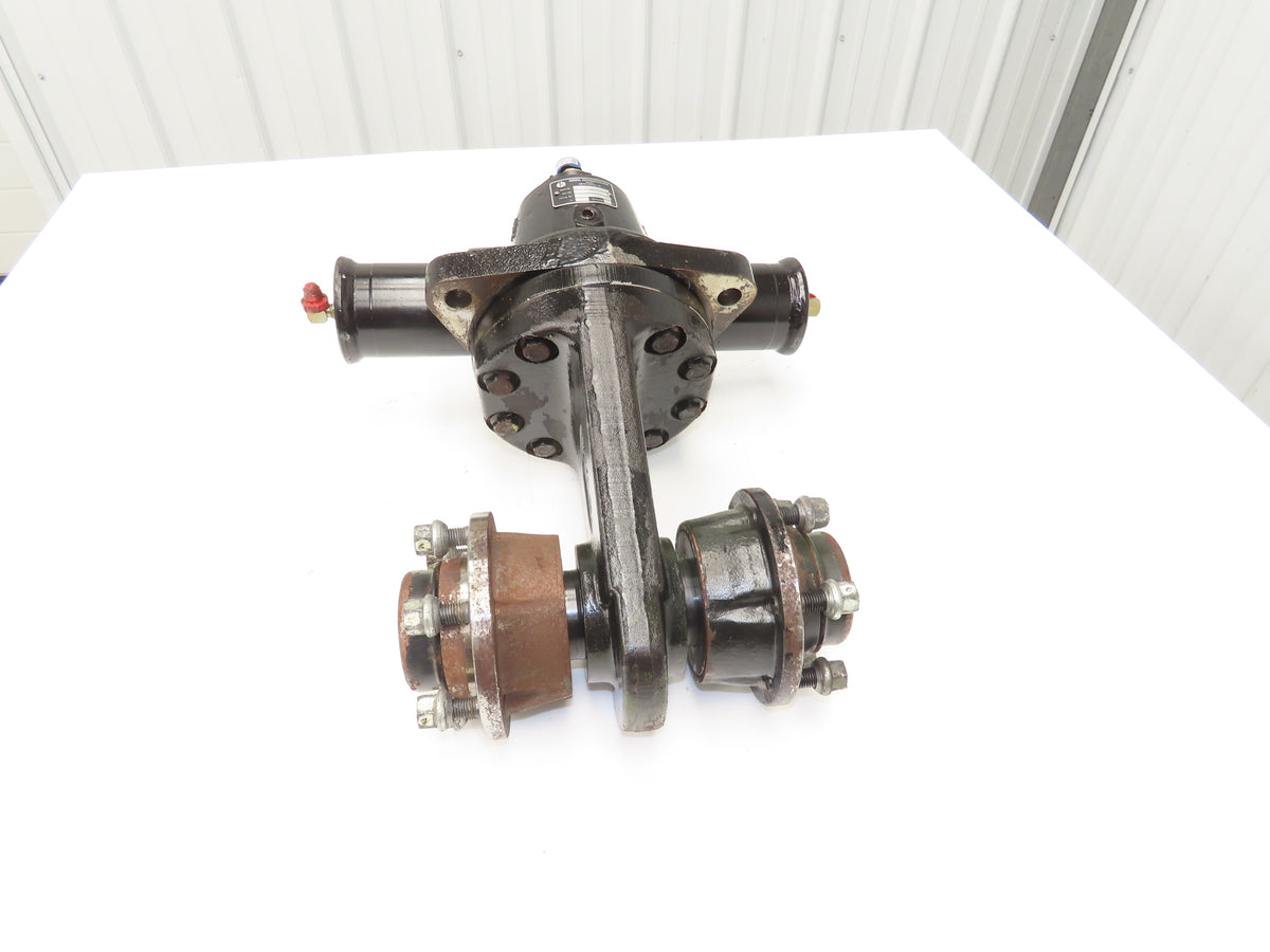 Hyster 524148580 Dual-Wheel Rear Steer Axle Assembly Off E40HSD Forklift