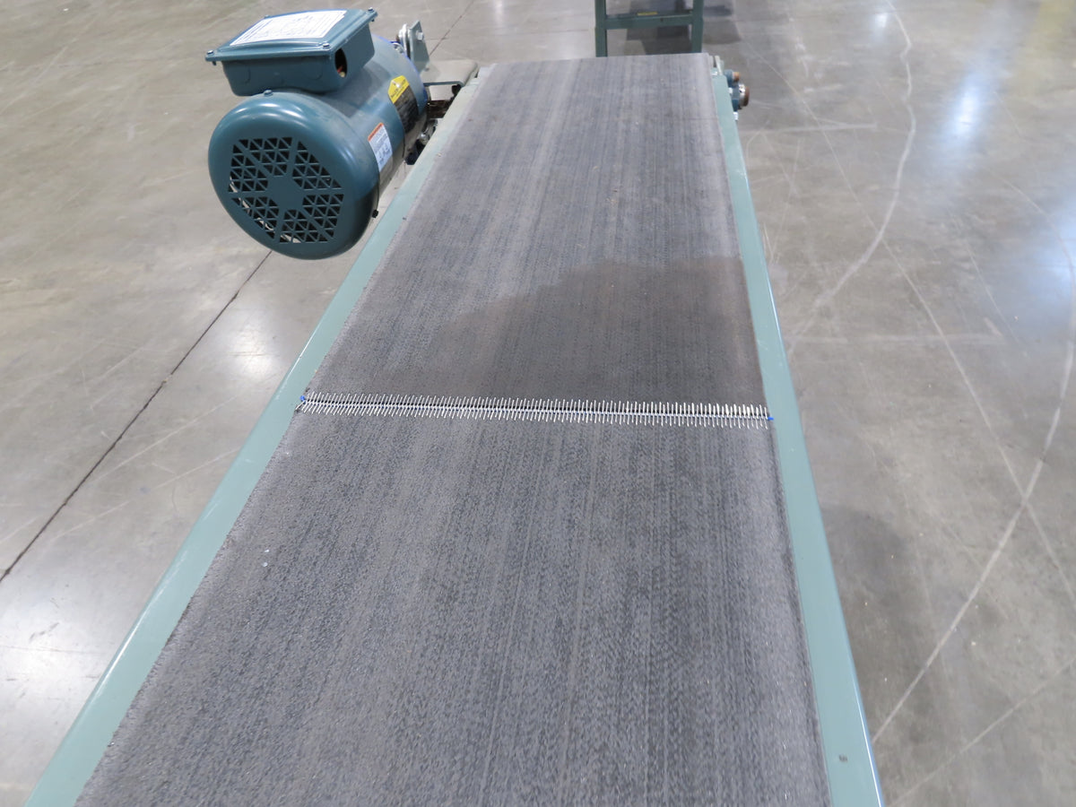 Hytrol TA 14"x 10' 10" Slider Bed Conveyor 12"Belt 230/460V 3PH End Drive 34FPM