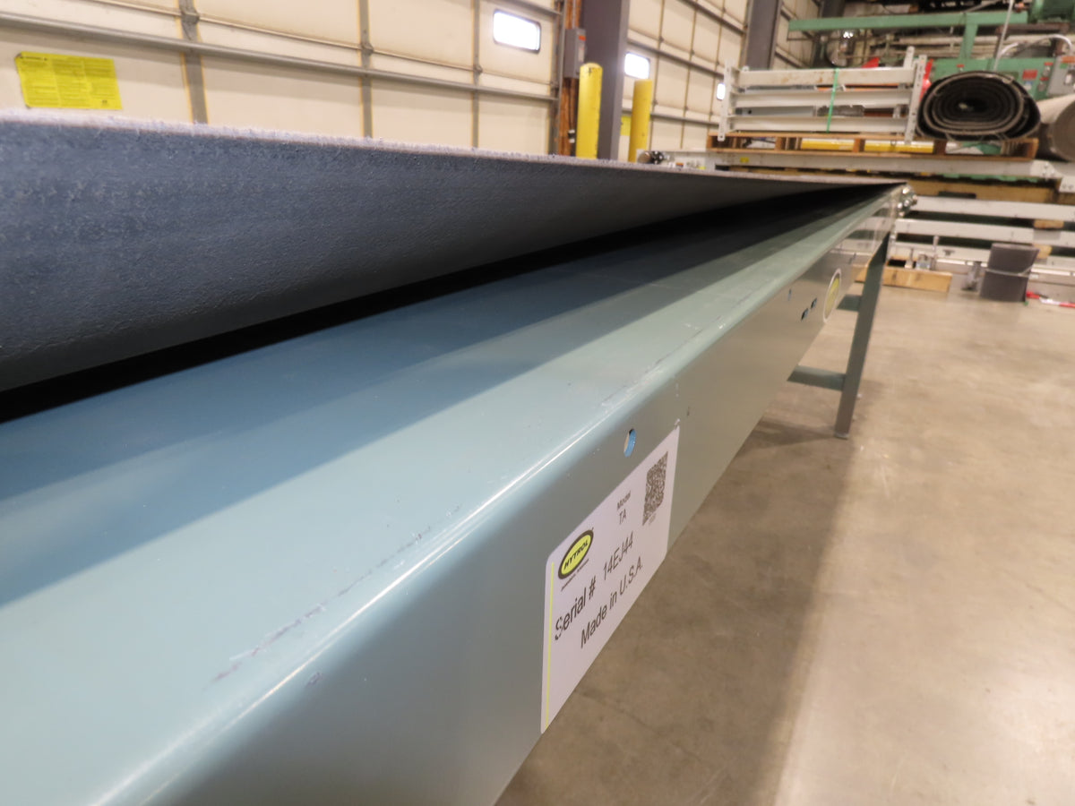 Hytrol TA 14"x 10' 10" Slider Bed Conveyor 12"Belt 230/460V 3PH End Drive 34FPM