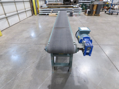 Hytrol TA 14"x 10' 10" Slider Bed Conveyor 12"Belt 230/460V 3PH End Drive 34FPM