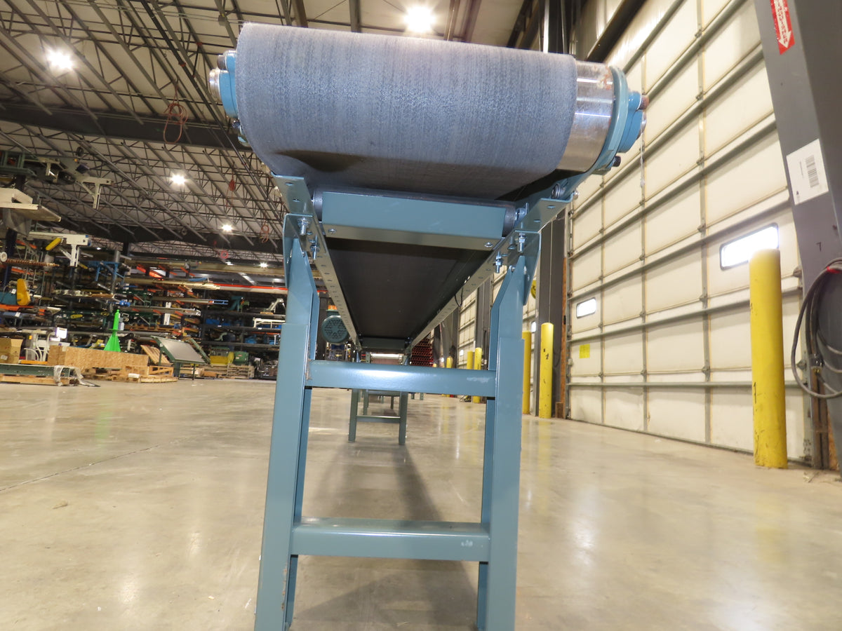 Hytrol TA 14"x 10' 10" Slider Bed Conveyor 12"Belt 230/460V 3PH End Drive 34FPM