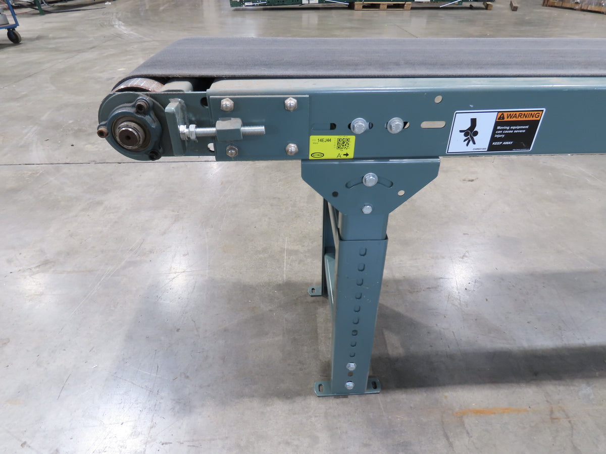 Hytrol TA 14"x 10' 10" Slider Bed Conveyor 12"Belt 230/460V 3PH End Drive 34FPM