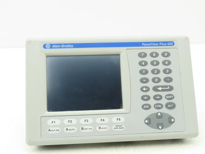 Allen Bradley 2711P-B6M20D8 PanelView Plus 600 Graphic Operator Touch Terminal