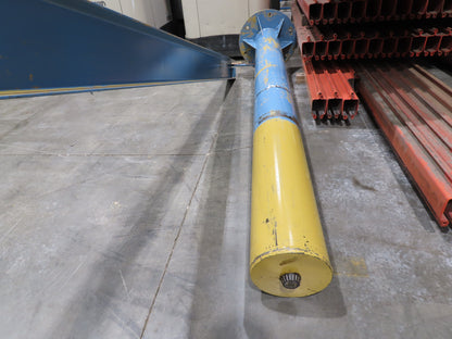 Contrx 1/2 Ton 1000Lb Free Standing Post Jib Crane 12' Span 10'H Under Beam