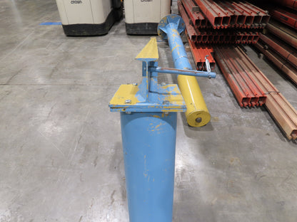 Contrx 1/2 Ton 1000Lb Free Standing Post Jib Crane 12' Span 10'H Under Beam