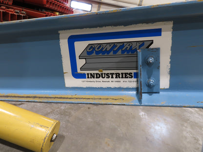 Contrx 1/2 Ton 1000Lb Free Standing Post Jib Crane 12' Span 10'H Under Beam