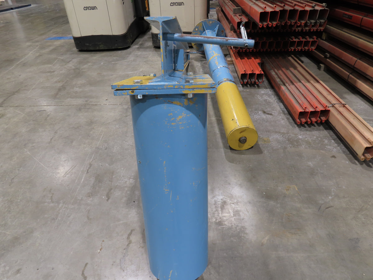 Contrx 1/2 Ton 1000Lb Free Standing Post Jib Crane 12' Span 10'H Under Beam