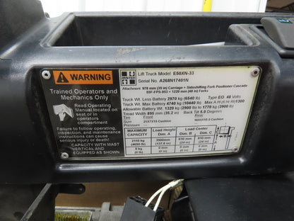Danaher TSW 180/6-200 Hyster Forklift Traction Motor 36/48V 961RPM E50XN-33