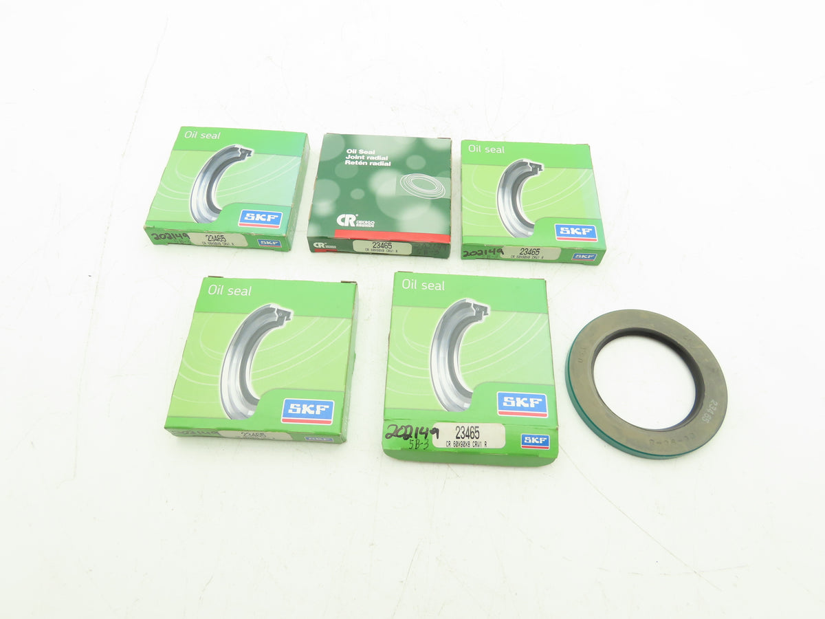 SKF 23465 Oil Seal 60 mm Shaft Dia x 90 mm OD x 8 mm Width Single Lip Lot of 5
