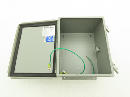 Wiegmann B100806CH Electrical Enclosure JIC Control Panel 10x8x6" Wall Mount