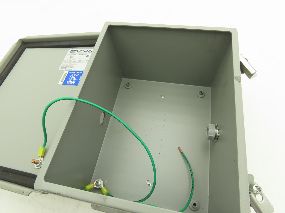 Wiegmann B100806CH Electrical Enclosure JIC Control Panel 10x8x6" Wall Mount