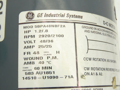 Toyota 14510-U1090-71A Forklift Power Steering Pump Motor Off Toyota 5FBGCU18