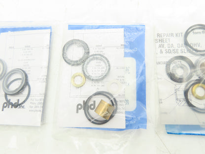 PHD 3416-25-1 Cylinder Repair Kit AV Series For 1-1/8" Bore w 3/8" Rod Lot of 4