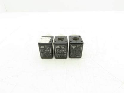 Herion 0200 Coil Solenoid Valve 48VAC 50 Hz 24 VDC 3 Pin Connector Lot of 3
