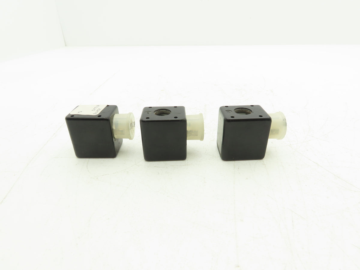 Herion 0200 Coil Solenoid Valve 48VAC 50 Hz 24 VDC 3 Pin Connector Lot of 3
