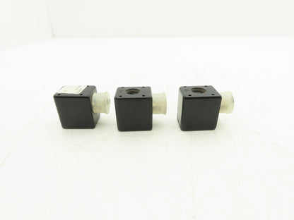 Herion 0200 Coil Solenoid Valve 48VAC 50 Hz 24 VDC 3 Pin Connector Lot of 3