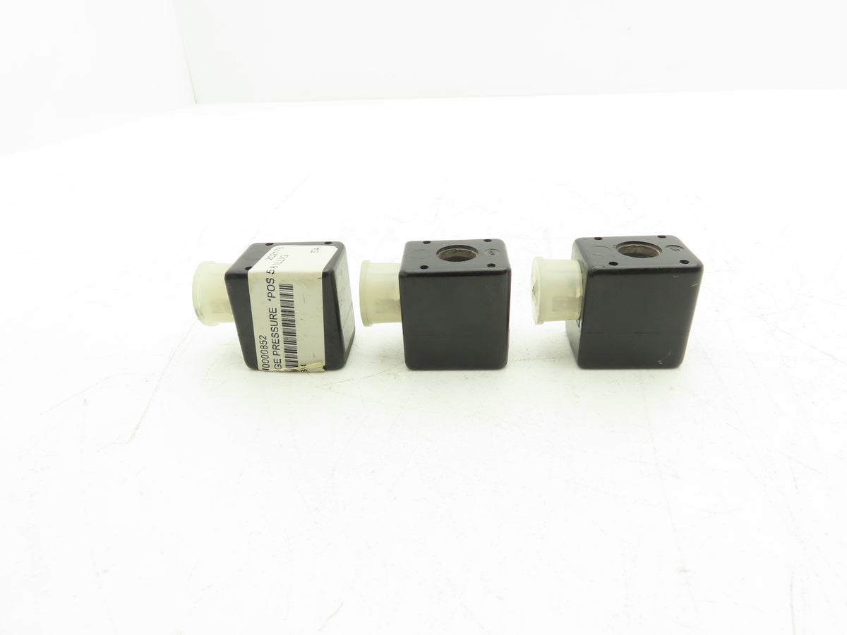 Herion 0200 Coil Solenoid Valve 48VAC 50 Hz 24 VDC 3 Pin Connector Lot of 3