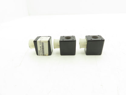 Herion 0200 Coil Solenoid Valve 48VAC 50 Hz 24 VDC 3 Pin Connector Lot of 3