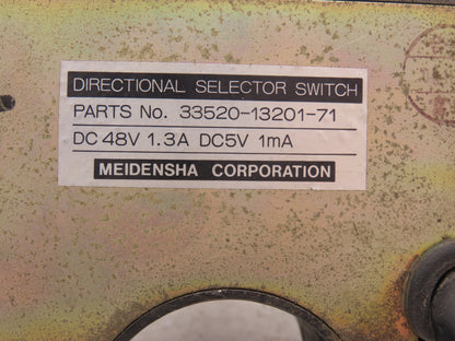 Toyota 33520-13201-71 Electric Forklift Directional Selector Switch Off 5FBGCU18