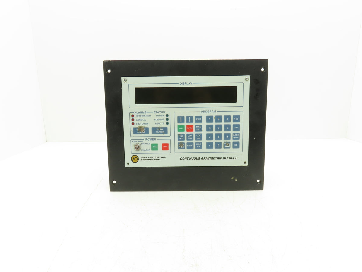 Process Control Continuous Gravimetric Blender Mini-Operator Panel