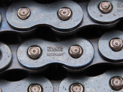 JWR #40-2 Sharp Top Roller Chain Double Strand Conveyer Teeth 692 Links 28.5'
