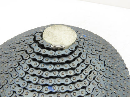 JWR #40-2 Sharp Top Roller Chain Double Strand Conveyer Teeth 692 Links 28.5'