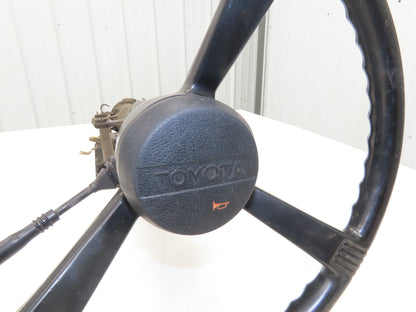 Toyota 5FBGCU18 Forklift Steering Wheel Column Adjustable With Mount Bracket