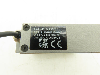 Fife M431027 DSE-41 Digital Ultrasonic Web Guide Edge Sensor 51mm Gap M12 4-Pin