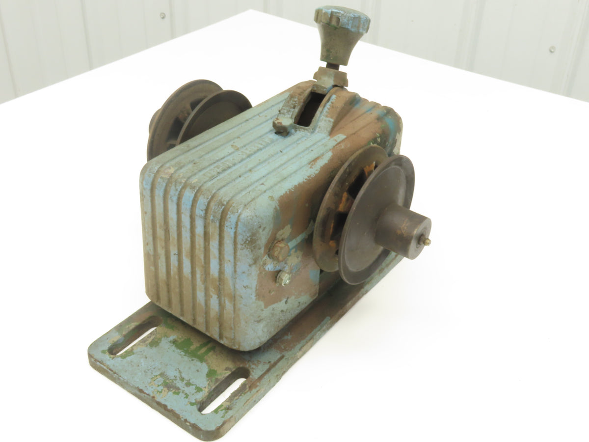 Select-O-Speed Vintage Variable Speed V-Belt Pulley Reeves Drive Manual Shift