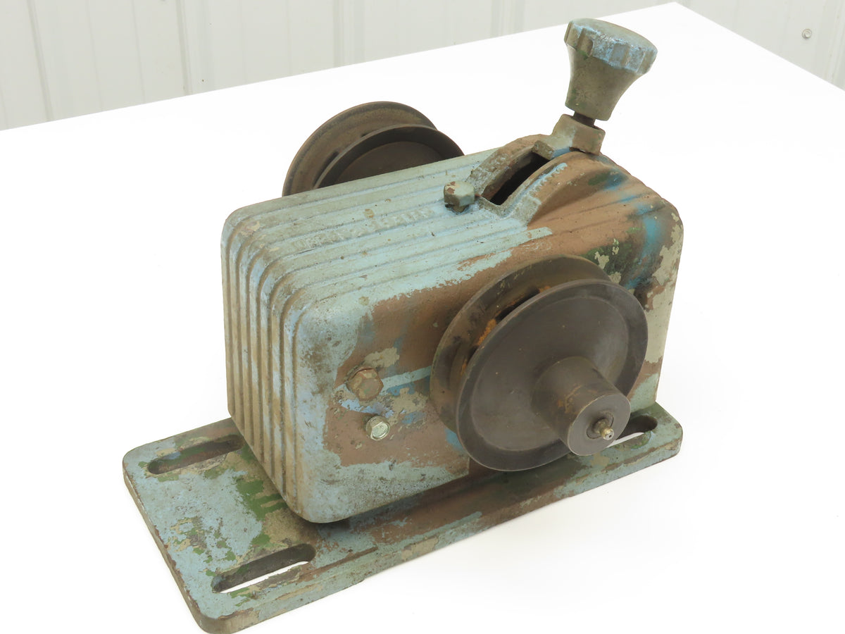 Select-O-Speed Vintage Variable Speed V-Belt Pulley Reeves Drive Manual Shift