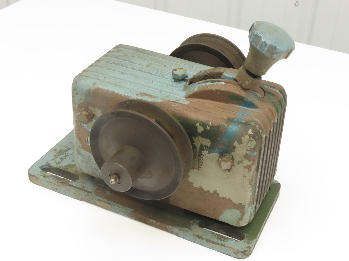Select-O-Speed Vintage Variable Speed V-Belt Pulley Reeves Drive Manual Shift