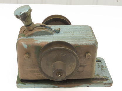 Select-O-Speed Vintage Variable Speed V-Belt Pulley Reeves Drive Manual Shift