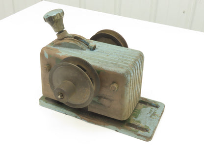 Select-O-Speed Vintage Variable Speed V-Belt Pulley Reeves Drive Manual Shift