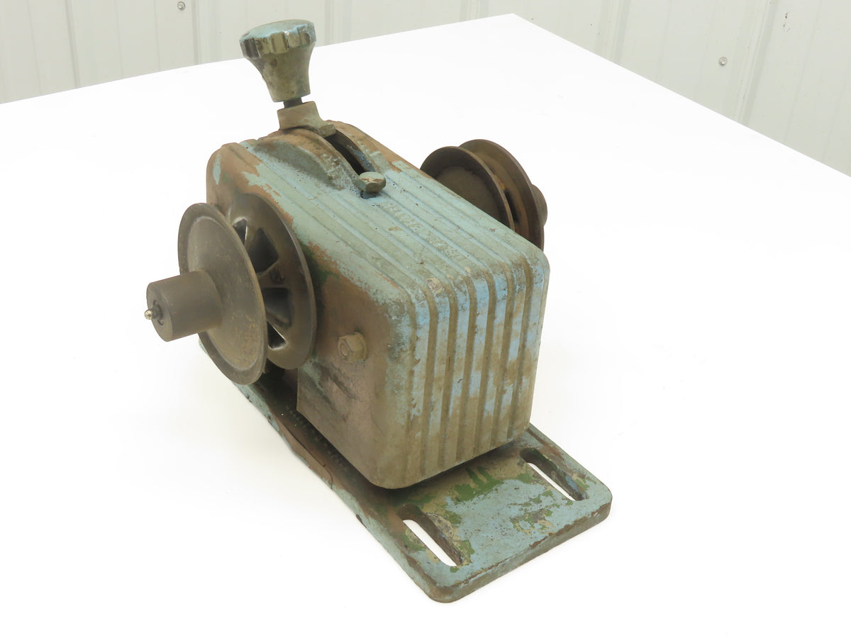 Select-O-Speed Vintage Variable Speed V-Belt Pulley Reeves Drive Manual Shift
