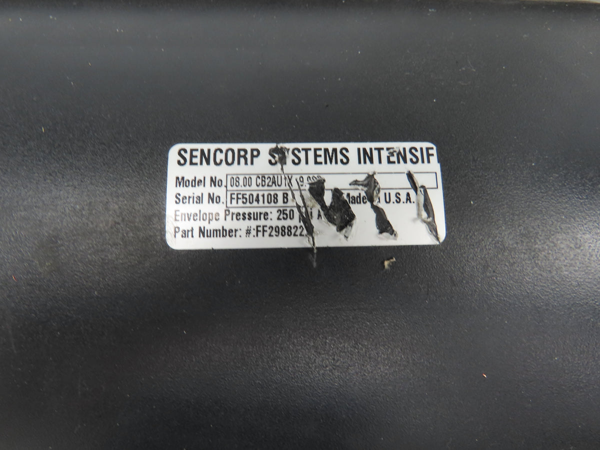 Sencorp 8.00 CB2AU1X Air Over Oil Hydraulic Intensifier Cylinder 250-3040psi