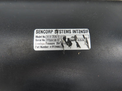 Sencorp 8.00 CB2AU1X Air Over Oil Hydraulic Intensifier Cylinder 250-3040psi