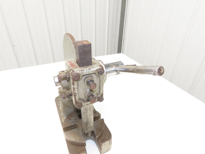 Bench Top Arbor Press 1/2 Ton 3.5" Throat 4" Stroke Cast Iron