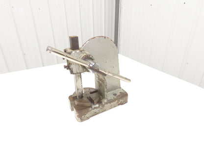 Bench Top Arbor Press 1/2 Ton 3.5" Throat 4" Stroke Cast Iron