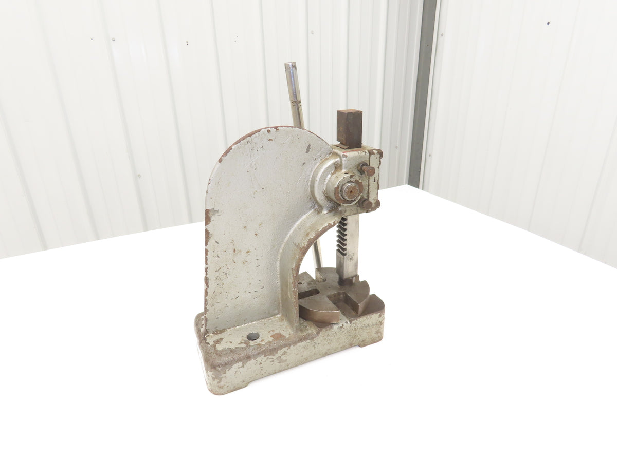 Bench Top Arbor Press 1/2 Ton 3.5" Throat 4" Stroke Cast Iron