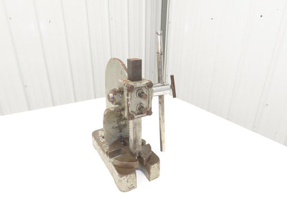 Bench Top Arbor Press 1/2 Ton 3.5" Throat 4" Stroke Cast Iron