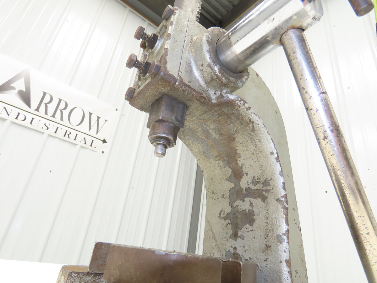 Bench Top Arbor Press 1/2 Ton 3.5" Throat 4" Stroke Cast Iron