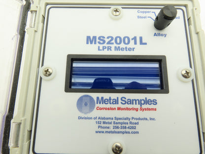 Metal Samples MS2001L Continuous LPR Corrosion Rate Meter 100-240VAC 50/60Hz