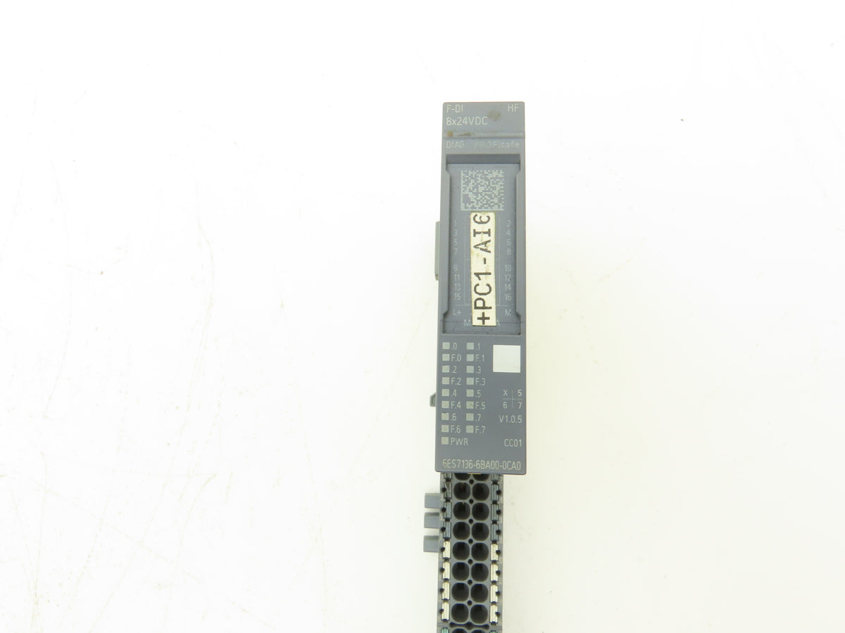 Siemens 6ES7 136-6BA00-0CA0 SIMATIC ET200SP Digital Input F-DI 8x HF