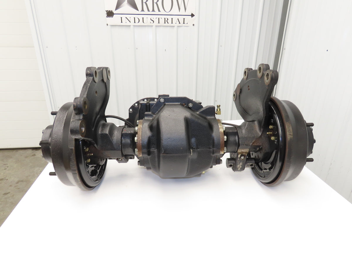 Hyster E50Z-33 Forklift Front Dual Wheel Drive Axle Assembly 6-Lug & Park Brake