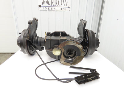 Hyster E50Z-33 Forklift Front Dual Wheel Drive Axle Assembly 6-Lug & Park Brake