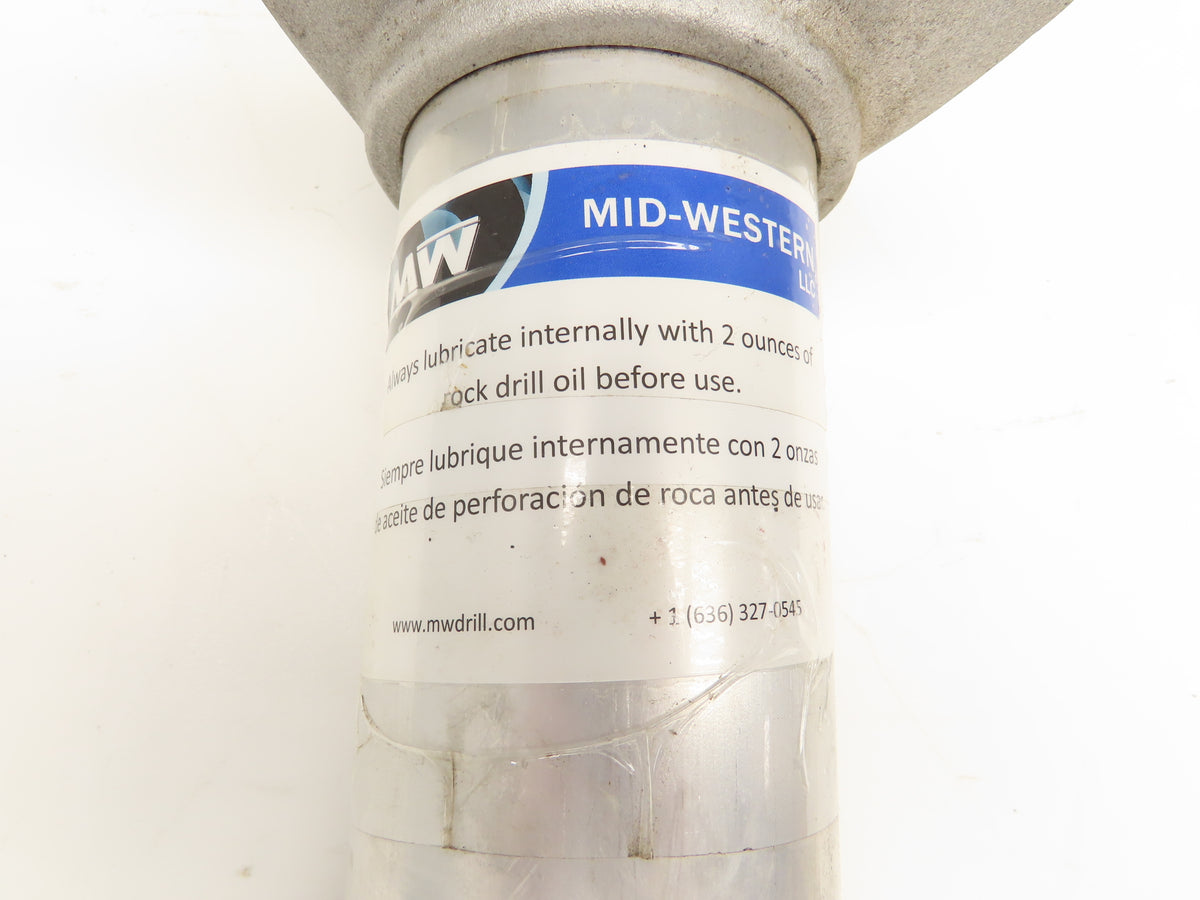 Mid-Western BTE MW TUL234 S83 Jackleg Rock Drill Telescoping 81-1/2" Extended