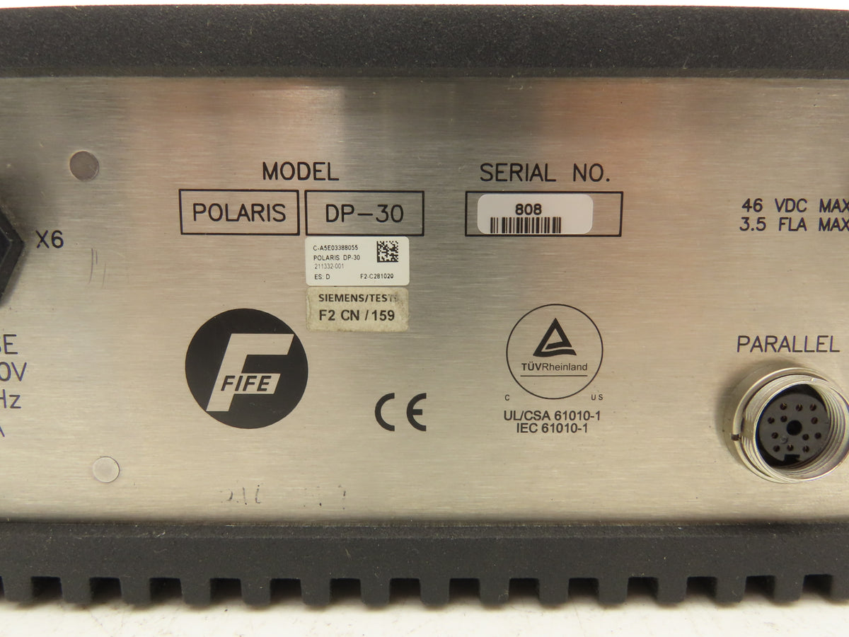 Fife DP-30 Polaris Web Guide Controller 211332-001 90-264VAC