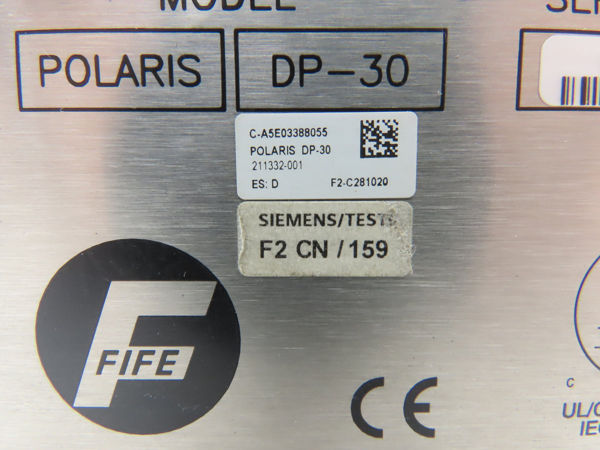 Fife DP-30 Polaris Web Guide Controller 211332-001 90-264VAC
