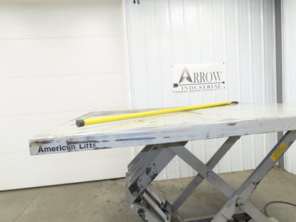 American Hydraulic Scissor Lift Table 6000lb 72x54" Top 43" Travel 3Ph